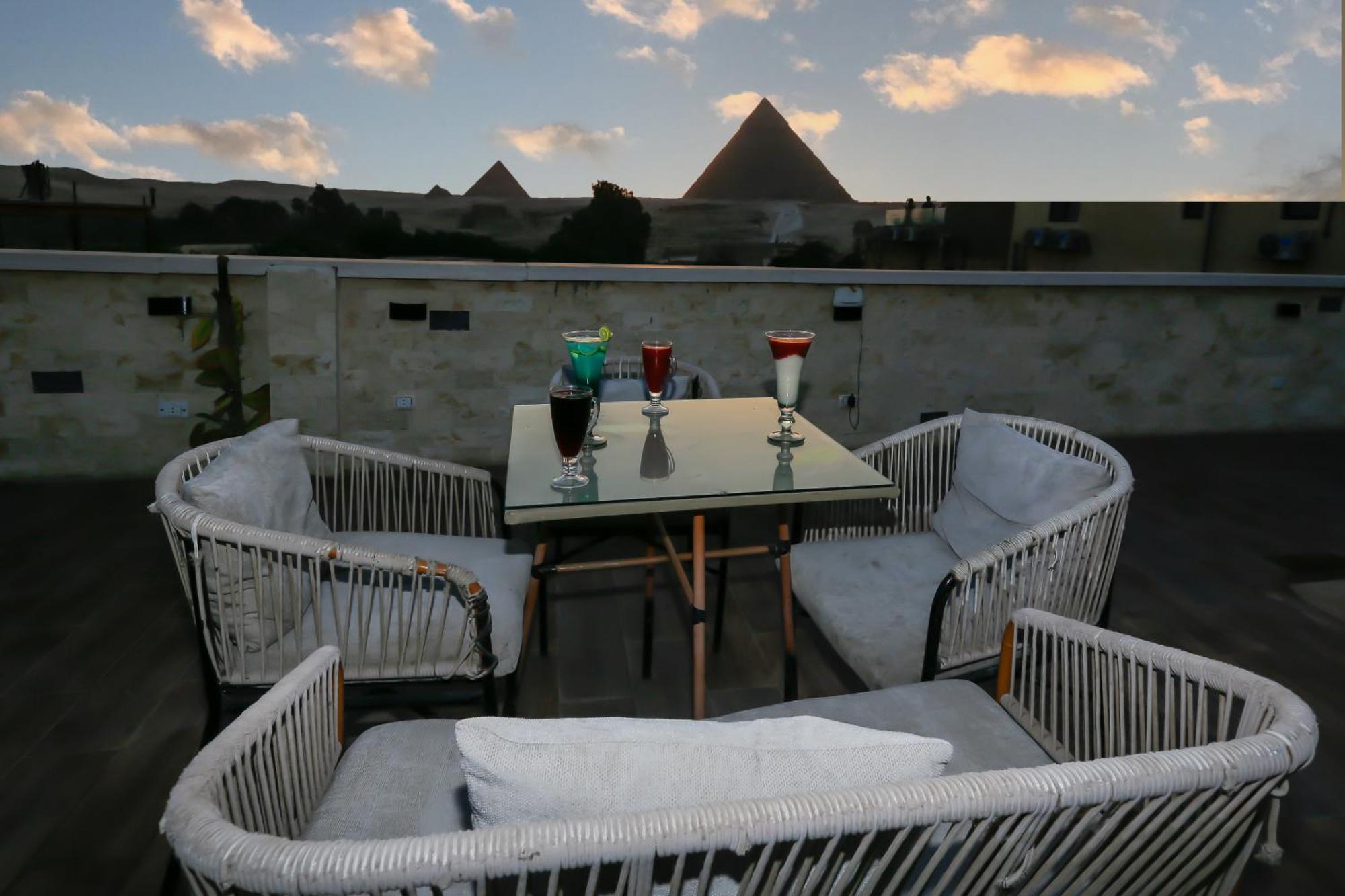 Giza Pyramids Inn Kafret el-Gabal Exterior foto