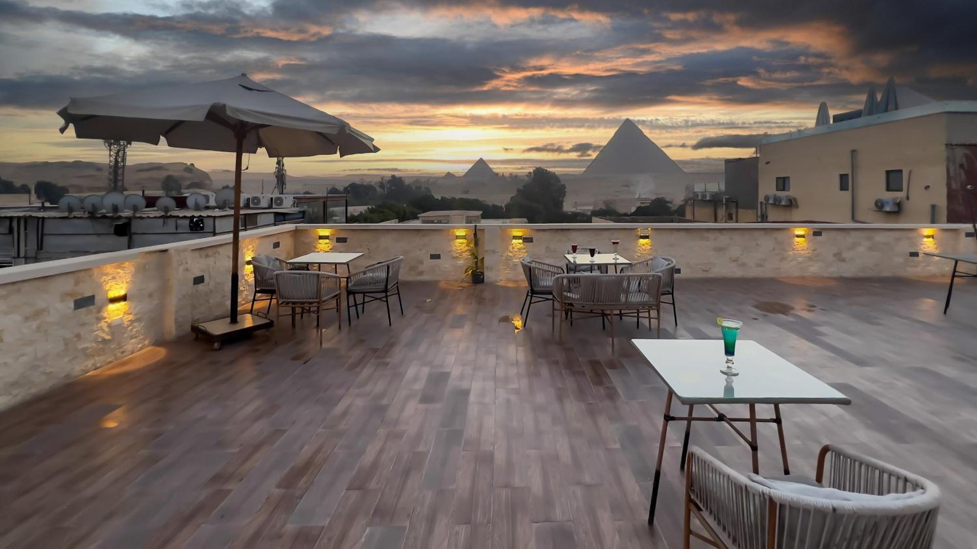 Giza Pyramids Inn Kafret el-Gabal Exterior foto